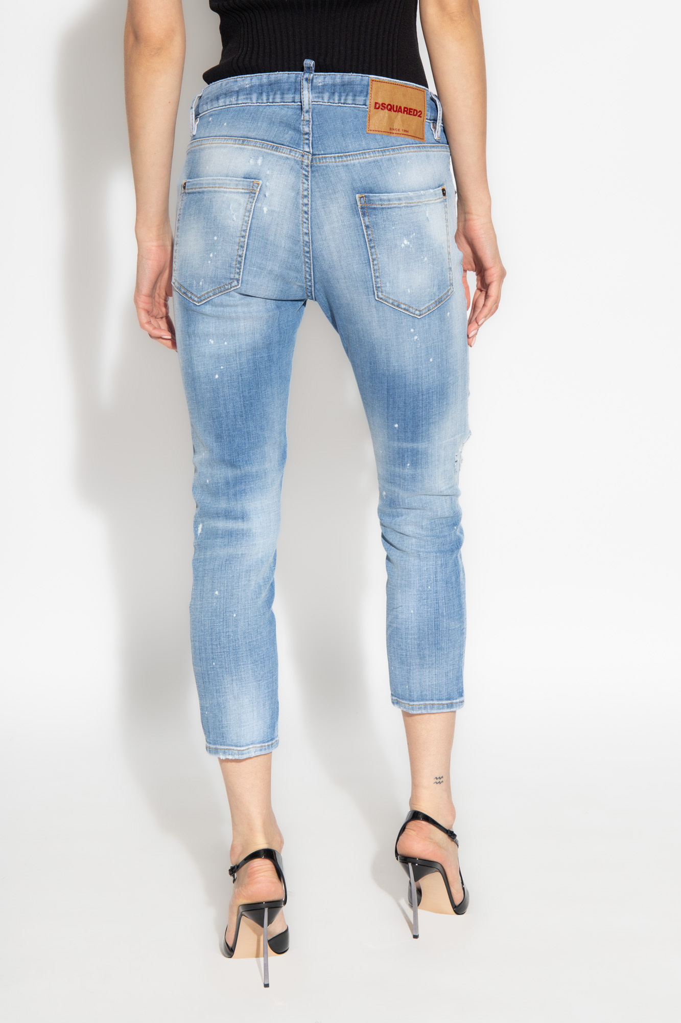 Light blue 'Cool Girl Cropped' jeans Dsquared2 - Vitkac Canada